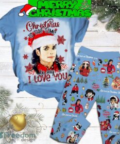 Michael Jackson Christmas Is The Time To Say I Love You Pajamas Set Men Women For Fans - Michael Jackson Christmas Is The Time To Say I Love You Pajamas Set-1