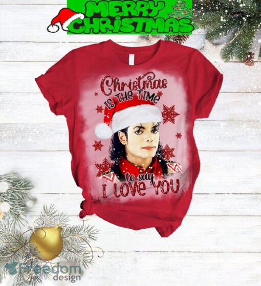 Michael Jackson Give Love On Christmas Day Pajamas Set Gift Family - Michael Jackson Give Love On Christmas Day Pajamas Set-2