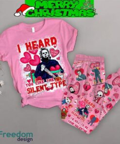 Michael Myers Like Me Valentine Fleece Pajamas Set Christmas For Family