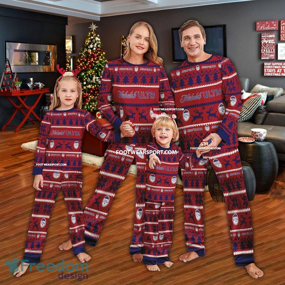 Michelob Ultra Beer Pajamas Set Ugly Christmas Men Women Children image Michelob Ultra Beer Pajamas Set Ugly Christmas Men Women Children - Michelob Ultra Beer Pajamas Set Ugly Christmas Men Women Children