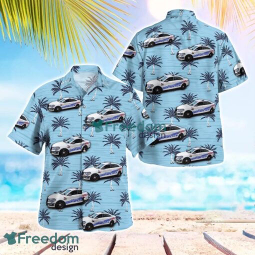 Michigan, Detroit Police Department 2017 Ford Police Interceptor Beach Hawaiian Shirt Gift For Summer Holiday Product Photo 1