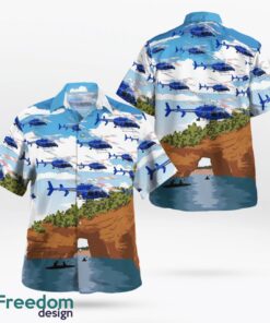 Michigan Police Helicopter Hawaiian Shirt