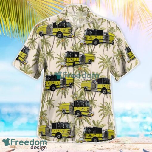 Michigan, Resort Bear Creek Fire Department Beach Hawaiian Shirt Gift For Summer Holiday Product Photo 3