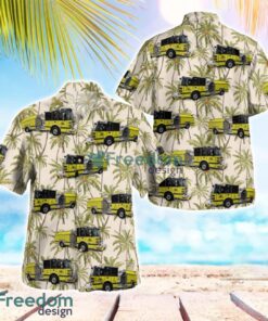 Michigan, Resort Bear Creek Fire Department Beach Hawaiian Shirt Gift For Summer Holiday