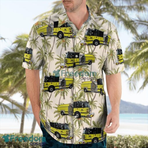 Michigan, Resort Bear Creek Fire Department Beach Hawaiian Shirt Gift For Summer Holiday Product Photo 4