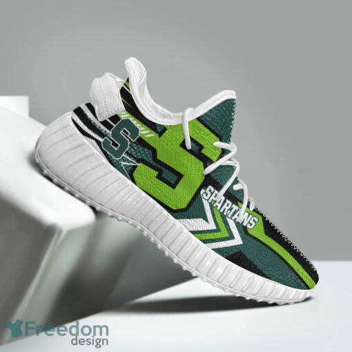 Michigan State Spartans Speedsters Yeezy Running Shoes For Fans Gift Men Women - Michigan State Spartans Speedsters Yeezy Boost Running Shoes_5