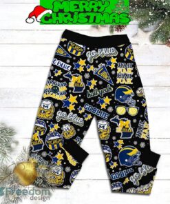 Michigan Wolverines Go Blue Kind Of Girl Fleece Pajamas Set For Women Gift Christmas - Michigan Wolverines Go Blue Kind Of Girl Fleece Pajamas Set-2