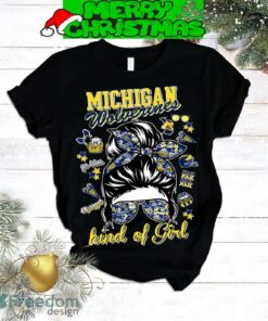 Michigan Wolverines Go Blue Kind Of Girl Fleece Pajamas Set For Women Gift Christmas - Michigan Wolverines Go Blue Kind Of Girl Fleece Pajamas Set-3