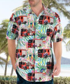 Middelburg, Netherlands, Brandweer Zeeland Hawaiian Shirt Product Photo 4