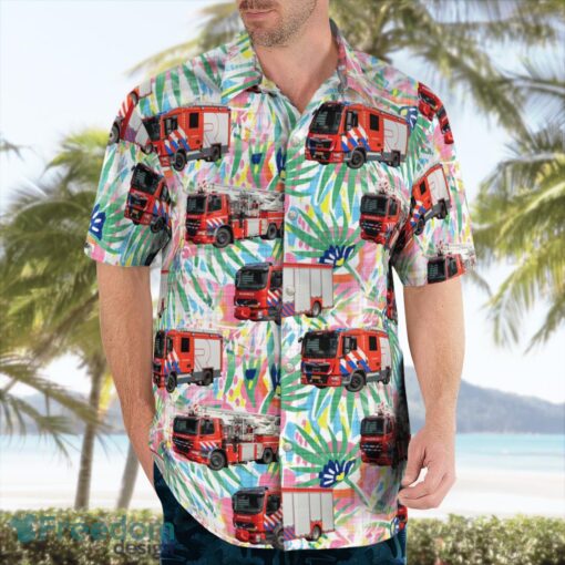 Middelburg, Netherlands, Brandweer Zeeland Hawaiian Shirt Product Photo 4