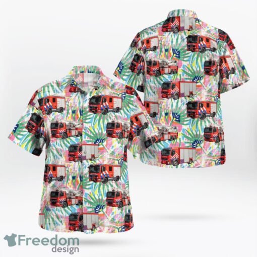 Middelburg, Netherlands, Brandweer Zeeland Hawaiian Shirt Product Photo 1