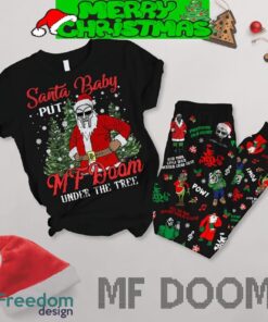 Mighty Doom Under The Christmas Tree Fleece Pajamas Set Men Women For Fans - Mighty Doom Under The Christmas Tree Fleece Pajamas Set-2