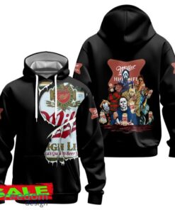 Miller High Life Horror Halloween Characters Hoodie Zip Hoodie Green For Men Women Gift Christmas