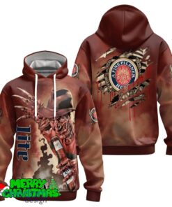Miller Lite Halloween Freddy Krueger Hoodie Zip Hoodie For Men Women Gift Halloween - Miller Lite Halloween Freddy Krueger Hoodie & Zip Hoodie_2