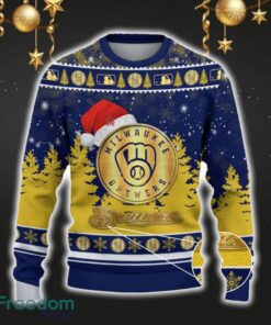 Milwaukee Brewers Car For Fans 3D Sweater Ugly Christmas Santa Hat Tree Gift For Men Women Milwaukee Brewers Car For Fans 3D Sweater Ugly Christmas Santa Hat Tree Gift For Men Women
