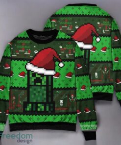 Minecraft Creepr ,Ugly Sweater 3D Printed Christmas Gift Party,ugly Sweater 3D Printed Christmas Gift ideas