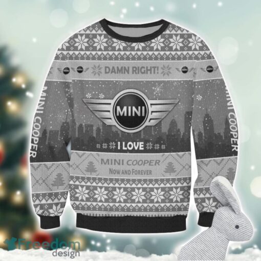 Mini cooper Damn Right I Lover Mini cooper Now And Forever 3D Ugly Christmas Sweater Christmas Gift Product Photo 2