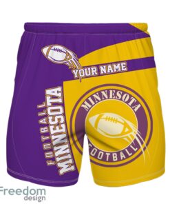 Minnesota Football Team Hawaiian Shirt And Shorts 3D Printed Team Gift Product Photo 2