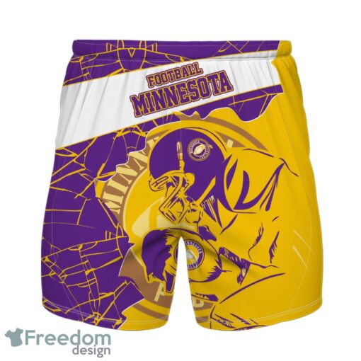 Minnesota Football Team Personalized Name Number Hawaiian Shirt And Shorts Team Gift Product Photo 2