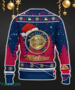 Minnesota Twins Car For Fans 3D Sweater Ugly Christmas Santa Hat Tree Gift For Men Women - Minnesota Twins Ugly Christmas Sweater_3