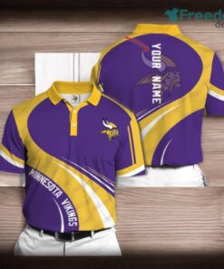 Minnesota Vikings 3D Polo Shirt For Fans