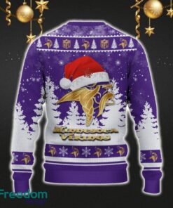 Minnesota Vikings Car For Fans 3D Sweater Ugly Christmas Santa Hat Tree Gift For Men Women - Minnesota Vikings Ugly Christmas Sweater_3