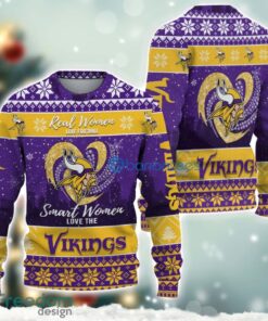 Minnesota Vikings Logo Ugly Christmas Sweater For Fans Men And Women Christmas Gift Ideas Product Photo 2