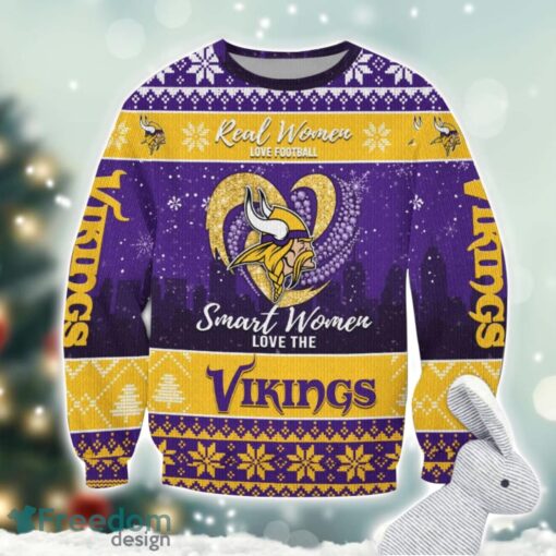 Minnesota Vikings Logo Ugly Christmas Sweater For Fans Men And Women Christmas Gift Ideas Product Photo 1