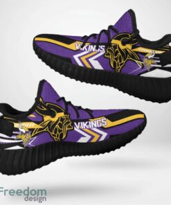 Minnesota Vikings Speedsters Yeezy Running Shoes For Fans Gift Men Women - Minnesota Vikings Speedsters Yeezy Boost Running Shoes_2