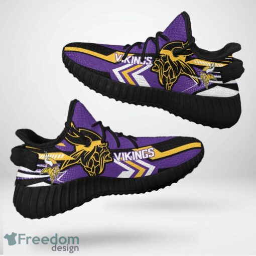 Minnesota Vikings Speedsters Yeezy Running Shoes For Fans Gift Men Women - Minnesota Vikings Speedsters Yeezy Boost Running Shoes_2