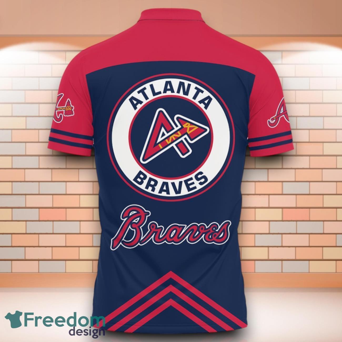 mlb-atlanta-braves-circle-3d-polo-shirt-with-team-logo-on-back-dynamic-style-for-fans-2.jpg MLB Atlanta Braves Circle 3D Polo Shirt With Team Logo On Back Dynamic Style For Fans Product Photo 3