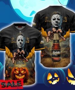 Modelo Negra Halloween Michael Myers Baseball Jersey Shirt New All Over Print