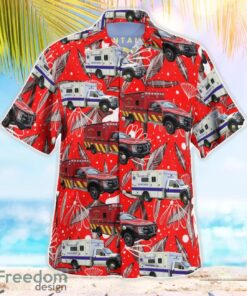 Montana Bigfork Fire Department Beach Shirt For Team Product Photo 2