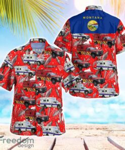 Montana Bigfork Fire Department Beach Shirt For Team Product Photo 1