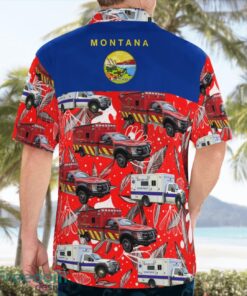 Montana Bigfork Fire Department Beach Shirt For Team Product Photo 4