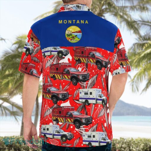 Montana Bigfork Fire Department Beach Shirt For Team Product Photo 4