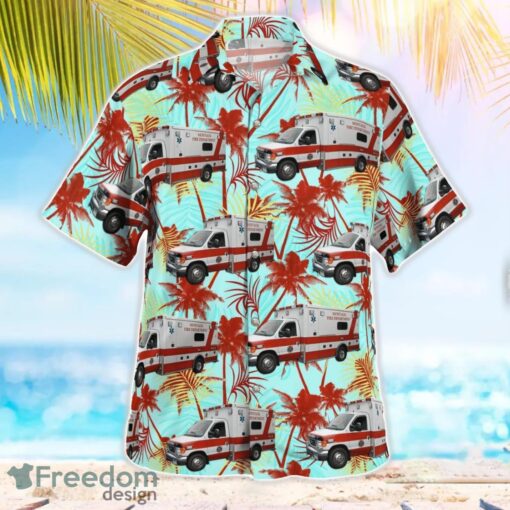 Montauk Fire Department Montauk, New York Aloha Hawaiian Shirt Beach Gift Shirt Product Photo 3