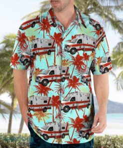 Montauk Fire Department Montauk, New York Aloha Hawaiian Shirt Beach Gift Shirt Product Photo 4