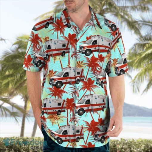 Montauk Fire Department Montauk, New York Aloha Hawaiian Shirt Beach Gift Shirt Product Photo 4