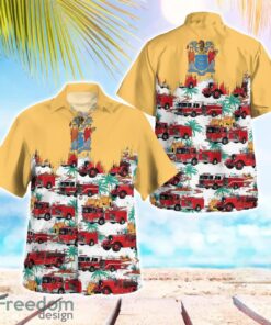 Montvale, New Jersey Montvale Fire Department Beach Shirt For Team