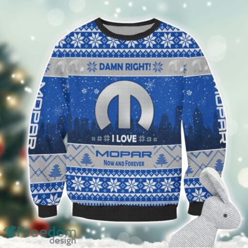 Mopar Damn Right I Lover Mopar Now And Forever 3D Ugly Christmas Sweater Christmas Gift Product Photo 2