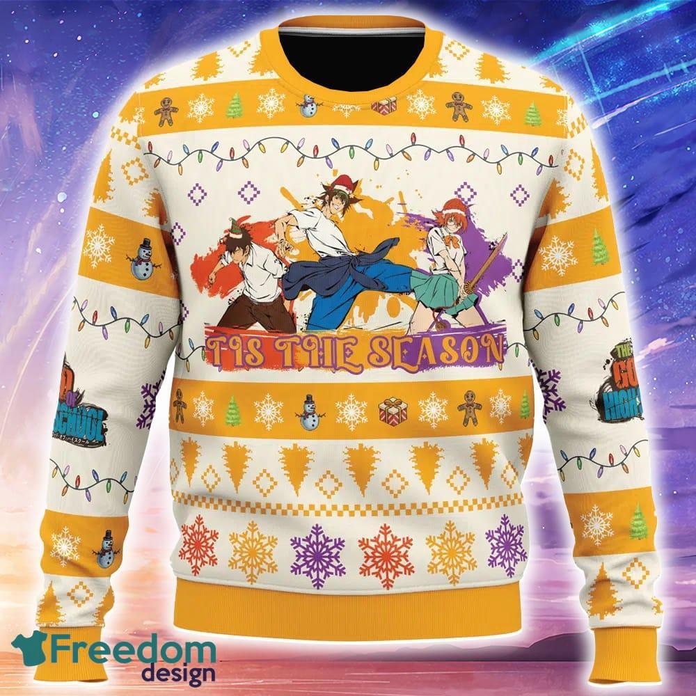 Mori x Daewi x Mira The God of High School Ugly Christmas 3D Sweater Trending Holidays For Men Women Fans image Mori x Daewi x Mira The God of High School Ugly Christmas 3D Sweater Trending Holidays For Men Women Fans - Mori x Daewi x Mira The God of High School Ugly Christmas Sweater_1