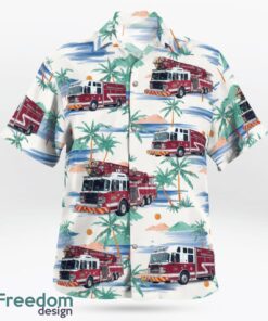 Morrisville, North Carolina Morrisville Fire-Rescue Department Hawaiian Shirt Product Photo 2