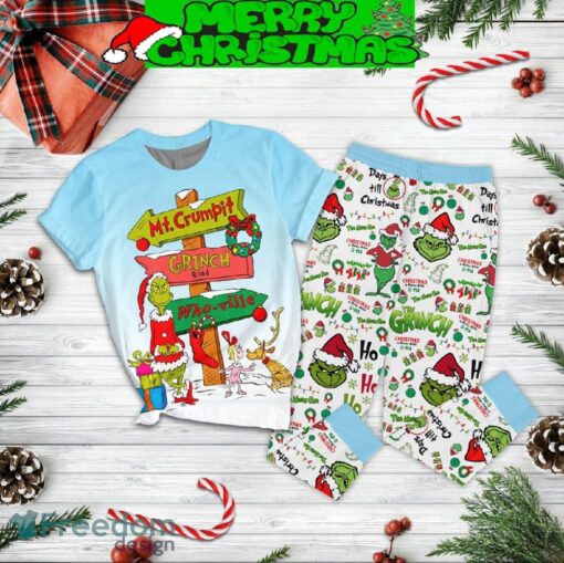 MT.Crumpit Grinch Road Who Ville Christmas Pajamas Set Men Women For Fans - MT.Crumpit Grinch Road Who Ville Christmas Pajamas Set-2