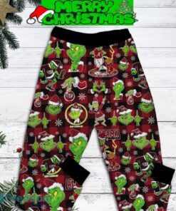 My Alabama Stole My Heart Grinch Pajamas Set Gift Family - My Alabama Stole My Heart Grinch Pajamas Set-3