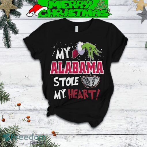 My Alabama Stole My Heart Grinch Pajamas Set Gift Family - My Alabama Stole My Heart Grinch Pajamas Set-4