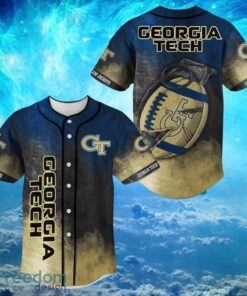 NACC Georgia Tech Yellow Jackets  Logo Design For Fans Baseball 3D Shirt Jersey Shirt