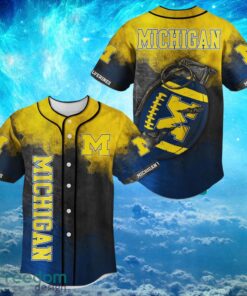 NACC Michigan Wolverines  Logo Design For Fans Baseball 3D Shirt Jersey Shirt