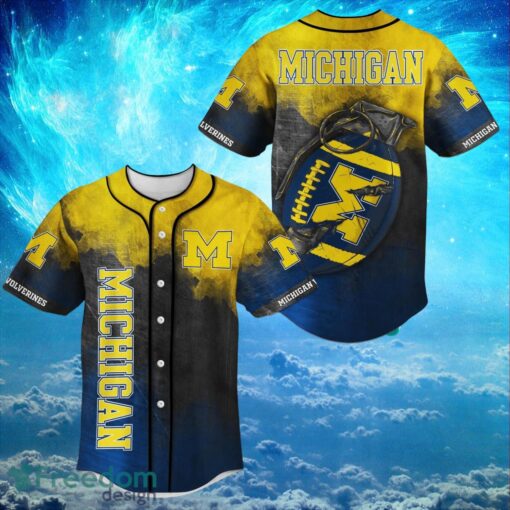 NACC Michigan Wolverines Logo Design For Fans Baseball 3D Shirt Jersey Shirt Product Photo 1