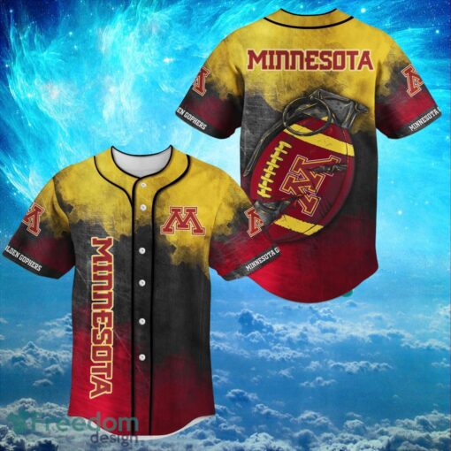 NACC Minnesota Golden Gophers Logo Design For Fans Baseball 3D Shirt Jersey Shirt Product Photo 1